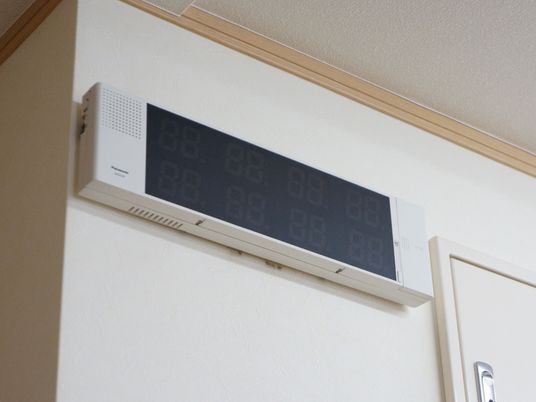 壁掛けのエアコン