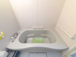 清潔なバスルームの一角