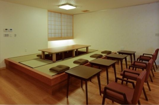 落ち着いた和室の一角
