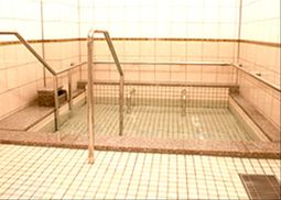 安全な手すり付き浴室
