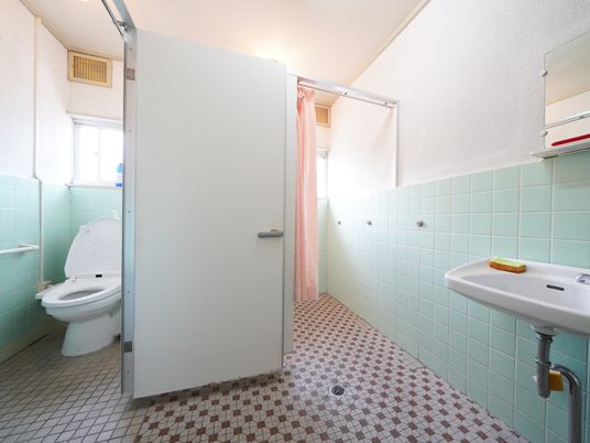 清潔なトイレと洗面台