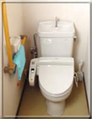 清潔なトイレの様子