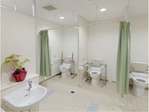 清潔なトイレスペース