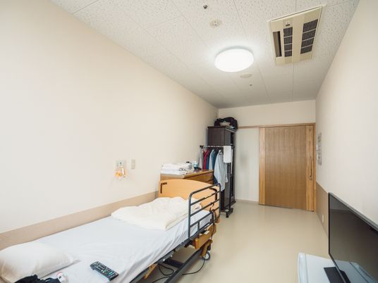 清潔な個室風景