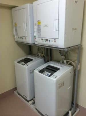 整備された洗濯スペース