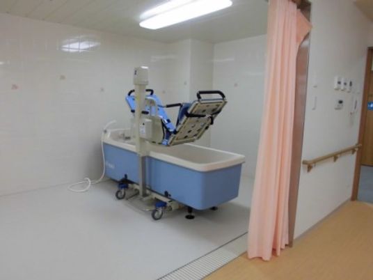 機能的な浴室設備