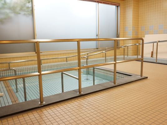 清潔な浴室の一角