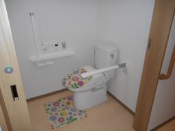 清潔なトイレの設備