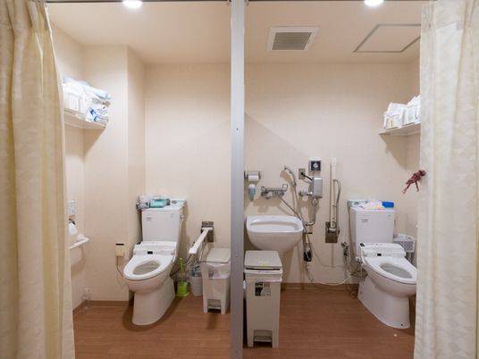 清潔なトイレスペース