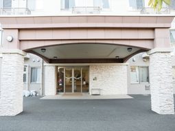 清潔感のあるエントランス