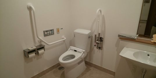 バリアフリーのトイレ