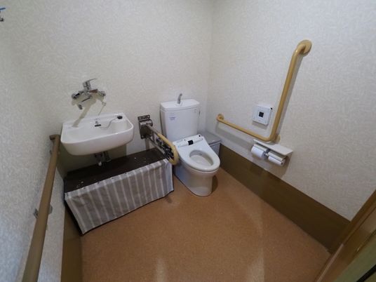 バリアフリートイレの一角