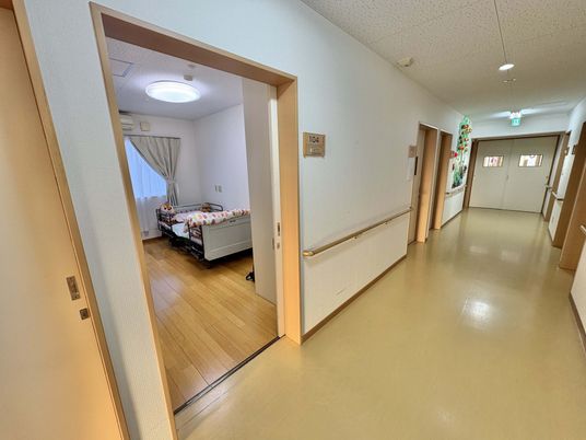 明るい廊下