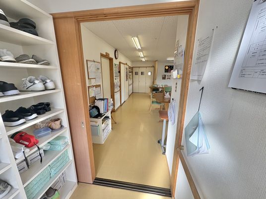 明るい廊下