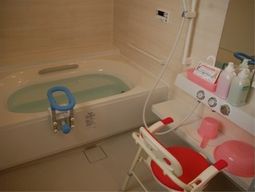 安全な浴室設備