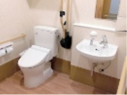 清潔なトイレスペース