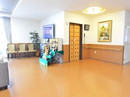 明るいエントランス