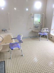 清潔な浴室設備