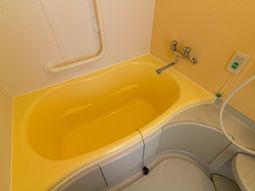 清潔な浴室の一角
