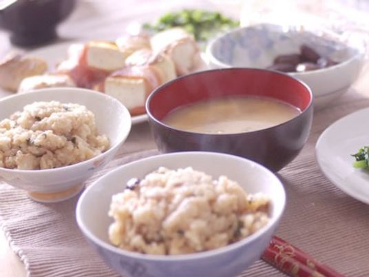 和食スタイルの料理提供