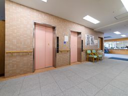 清潔な廊下とエレベーター