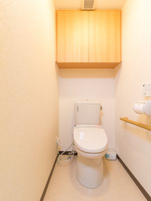 清潔感のあるトイレ空間