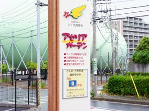 カラフルな看板の紹介