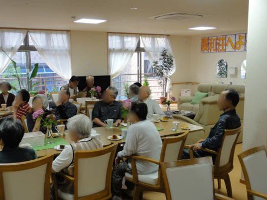 共有スペースでのひととき