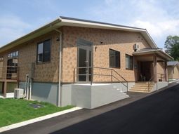 ゆったりとしたお家風の建物