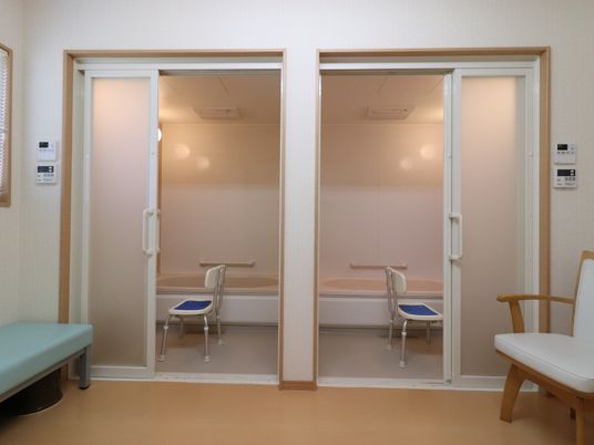 バリアフリーな浴室入口