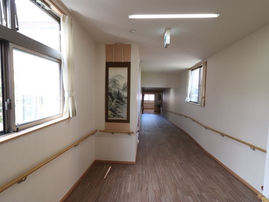 明るい廊下