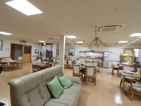 共用スペースの清潔な居室