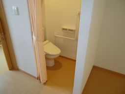 清潔なトイレの一部