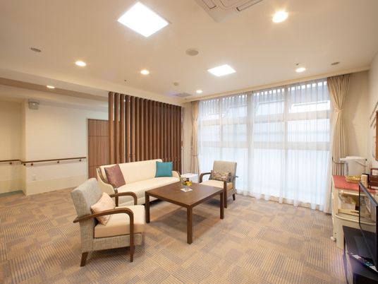 ゆったりした共有スペース