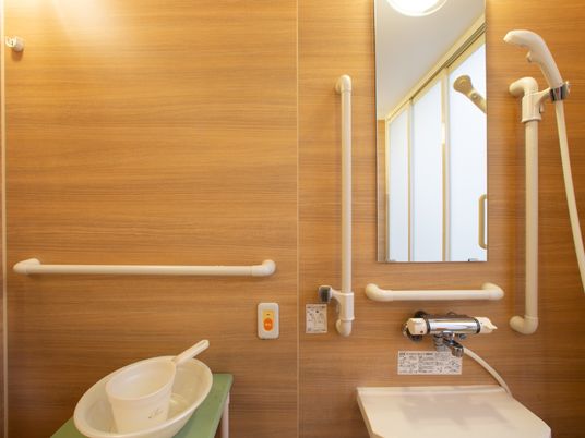 バリアフリー対応の洗面台