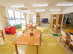 明るい共有スペース