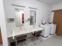 洗面所の整った設備