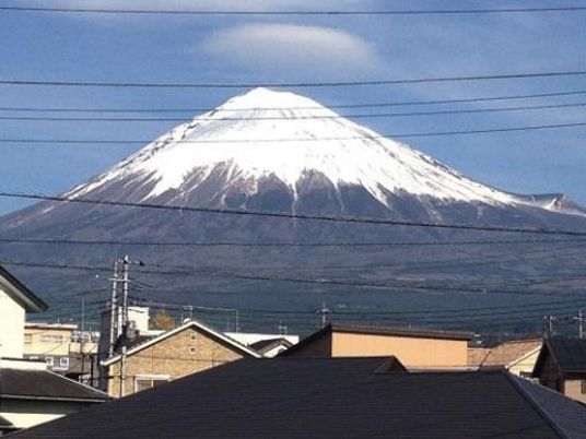 富士山を望む景観