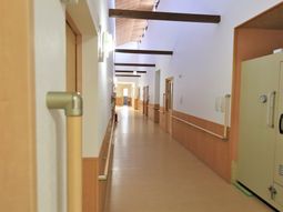 明るい廊下の様子