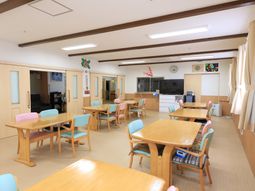 明るい共有スペース