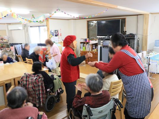 和やかな交流の場