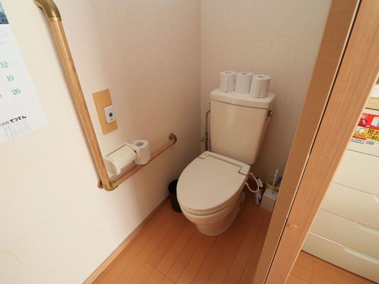 バリアフリー対応のトイレ