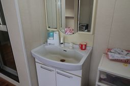 清潔感のある洗面台