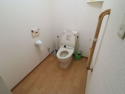 バリアフリー構造のトイレ