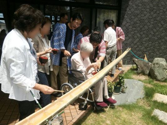 屋外でのレクリエーション活動