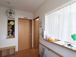 明るい和風のエントランス