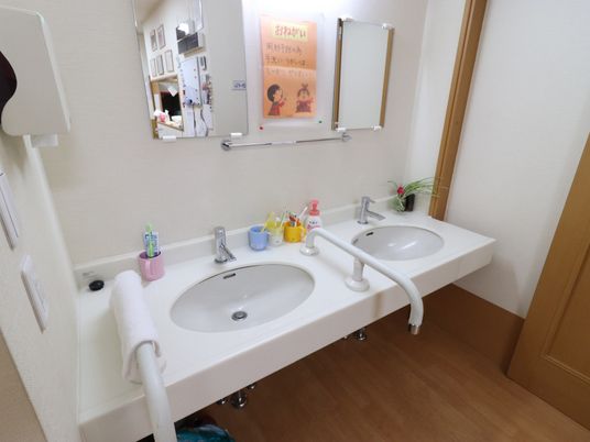 洗面台が設置された部屋