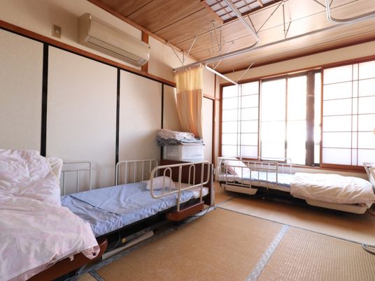 和室のベッド配置
