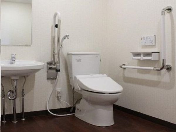 清潔なトイレの設備