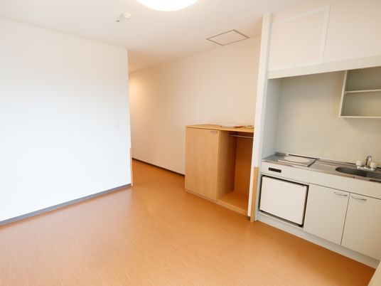 清潔な居室の一角